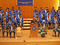  Graduation stage at Kenmore West Commencement